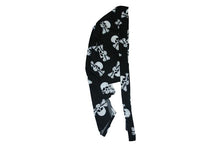 Load image into Gallery viewer, Black Skull and Crossbones Zandana