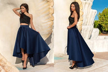 Load image into Gallery viewer, Asymmetric Long Skirt / Satin Skirt / Maxi Skirt / Circle Skirt / Womens Skirt / High Waisted Skirt / Skirt For Women / Elegant Long Skirt/Womens Skirt