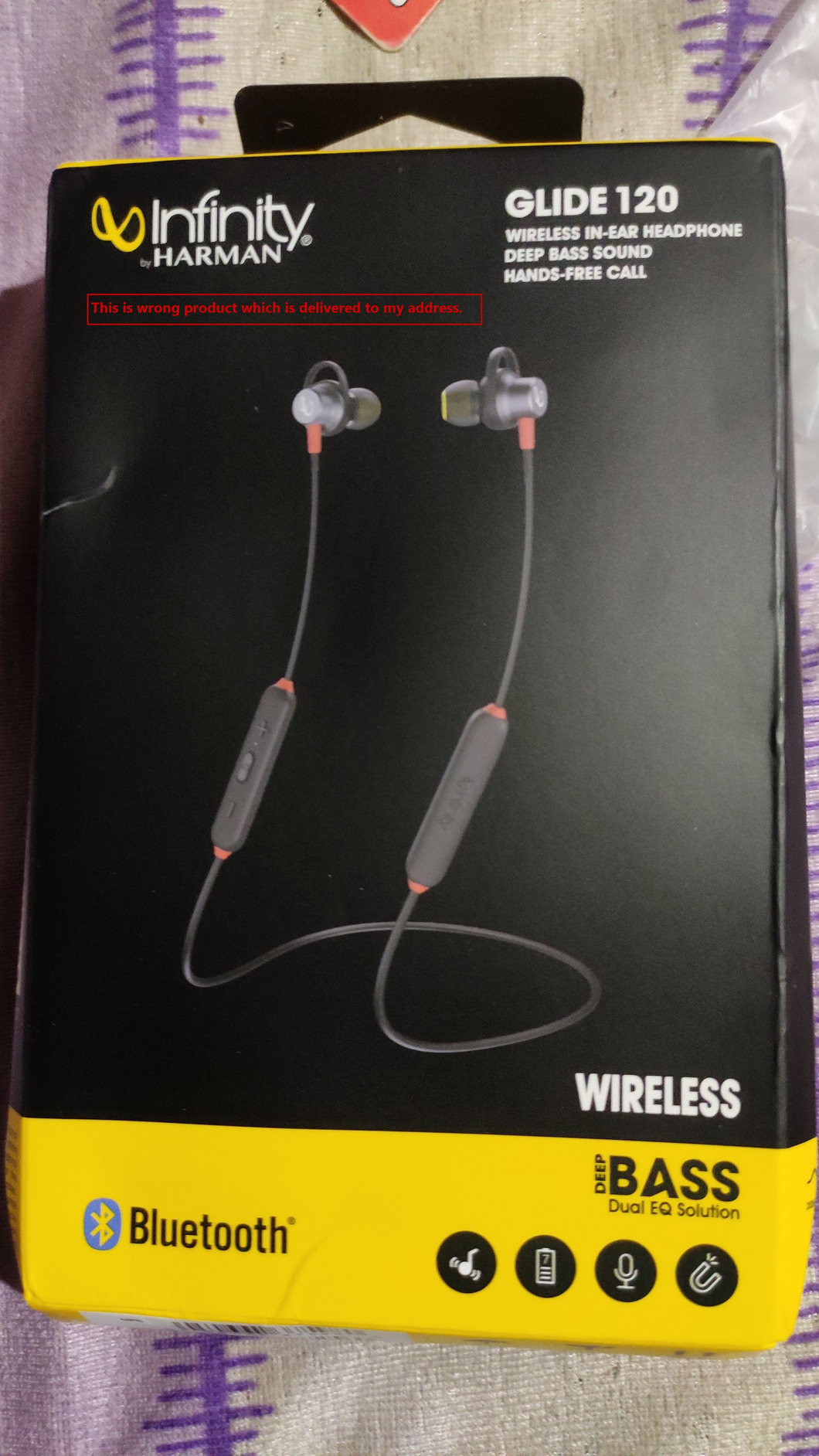 Earphone(bluetooth) Infinity glide 120