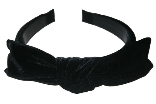 Black Velvet Hair Bands (Various Styles)