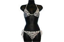 Load image into Gallery viewer, White Spiderweb Print Bikini