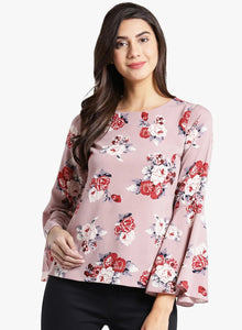 Pink Printed Blouse