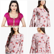 Load image into Gallery viewer, Pink Printed Blouse