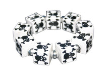 Load image into Gallery viewer, Thick Skull Bracelet (Various Colours)