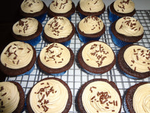 Load image into Gallery viewer, Coffee and Espresso Infused Homemade Mocha Cupcakes