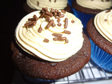 Load image into Gallery viewer, Coffee and Espresso Infused Homemade Mocha Cupcakes