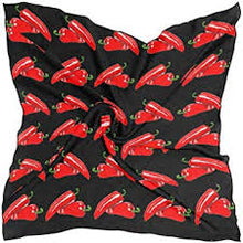 Load image into Gallery viewer, Square Red Ying and Yang Bandana