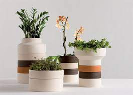 New flower and pots